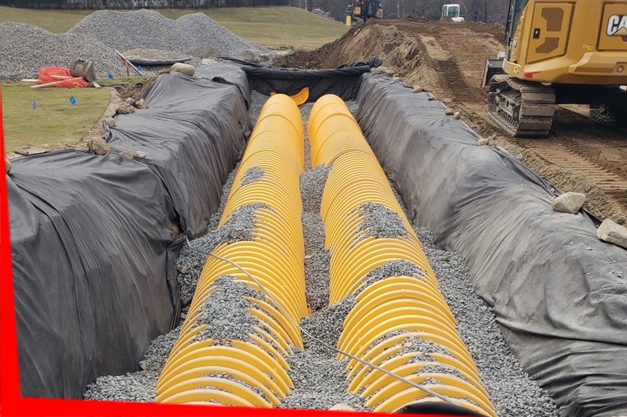 Drainage System Installation by A1 Dirtmovers